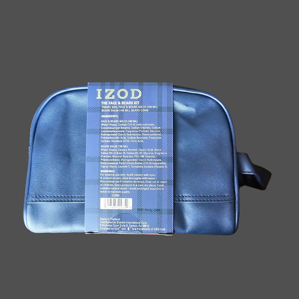 IZOD Blue and White Men's Travel Bag - Picture 5 of 8